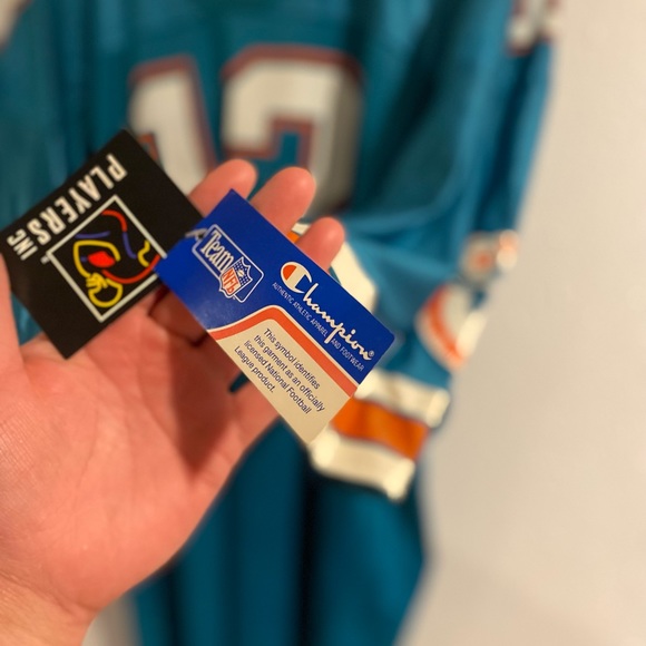 Vintage NWT Champion Miami Dolphins Dan Marino Deadstock Jersey - Picture 9 of 9